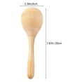 thumbnail image 2 of 10pcs Maracas Hand Percussion Rattles Diy Wood Maracas With Crisp Blow Sound For Music Party Favors, 2 of 4
