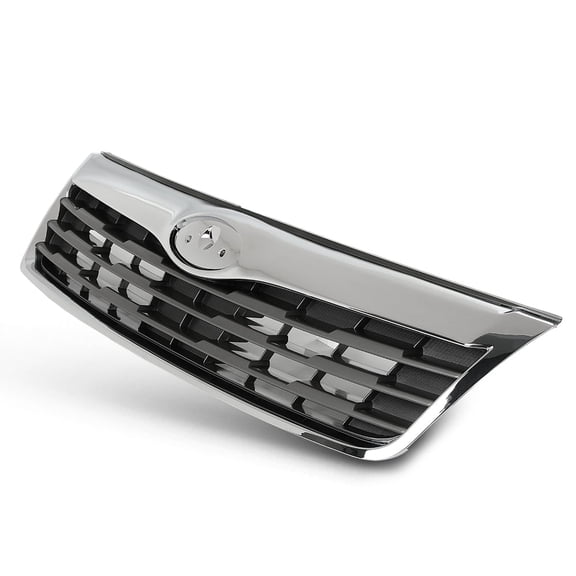 Chromed Front Hood Grill Grilles Vent Hole Cover Fit ForSUBARU Forester 2009-2010