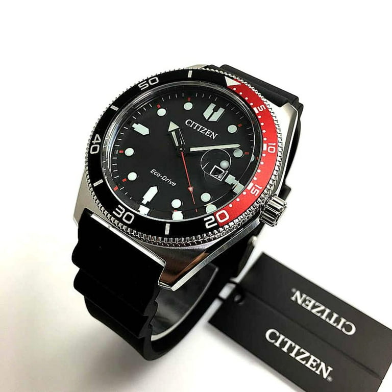 Citizen Marine Black Dial Eco-Drive Men's Watch AW1769-10E