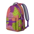 thumbnail image 2 of Chic Vintage Boho Backpack - Tribal Print 17" Laptop Bag, Roomy College Daypack, Durable Oxford Fabric, Perfect for Dorm, Library & Travel, 2 of 6