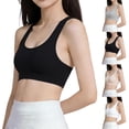 thumbnail image 7 of Purcolt Girls Seamless Cotton Sports Bra Comfortable Wide Strap Sleep & Training Bralettes Athletic Workout Bra for Yoga Running Dance, Teens 9-15 Years, 7 of 7