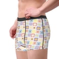 thumbnail image 2 of Pofeuu Cat And Rabbit Print Men’s Boxer Briefs, Moisture-Wicking Underwear, Regular,Trunk-Small, 2 of 5