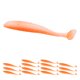 thumbnail image 2 of Señuelos de pesca suaves cebo de pesca suave cebo de silicona suave 15 piezas Dos colores T Tail Soft Fishing Bait Artificial Silicone Soft Lure Fishing Tackle Gear para agua ANGGREK  Otros, 2 of 8