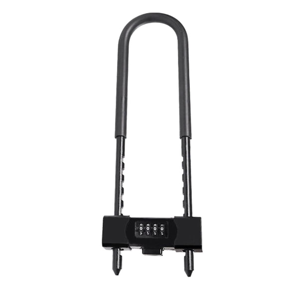 Candado de seguridad con combinación de 4 dígitos, candado multiusos resistente para puertas, gimnasios, escuelas, etc. Negro