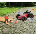 thumbnail image 7 of Lexibook, Crosslander Fire, Remote-Controlled car, up to 12km/h, 4 Wheel Drive, Smoke Jet, Light and Sound Effects, Music, Remote Gesture Control Bracelet Included, Rechargeable, RC60, Red, 7 of 7