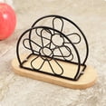 thumbnail image 4 of Table Napkin Rack Modern Metal Napkin Rack For Kitchen Tables And Countertops Cocktail Napkin Rack For Indoor And Outdoor Use, 4 of 6