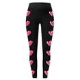 thumbnail image 3 of MKLEKYY Leggings deportivos mujer Pantalones de yoga estampados casuales para el día de San Valentín para mujer Leggings, 3 of 3