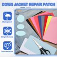 thumbnail image 3 of Uxcell Down Jacket Repair Patch, Nylon Down Jacket Patch Kit Self Adhesive Repair Tape for Clothing Tent Green/Light Blue/Black, 3 of 7
