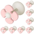 thumbnail image 2 of Cute Flower Wire Organizer, Cord Clips, Pink Self Adhesive Cable Clips, Desktop Data Cable Storage, Nightstand Cable Management, Charging Cable Organizer for Desk Nightstand Wall, 10Pcs, 2 of 5