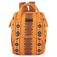 thumbnail image 5 of Wrangler Aztec Travel Backpack Baby Bag for Women with Stroller Strap and Side Bottle Pockets Organized Diaper Bag, Must Yellow, 5 of 9