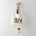 thumbnail image 6 of CafePress - 1974 Original Tote Bag - Unisex Canvas Tote Bag, Beige, 1-Piece, 6 of 8