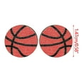 thumbnail image 3 of Sports Baseball Football Volleyball Basketball Wooden Stud Earrings, Fashionable Accessories, 3 of 7