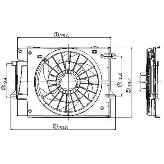 Engine Cooling Fan Assembly