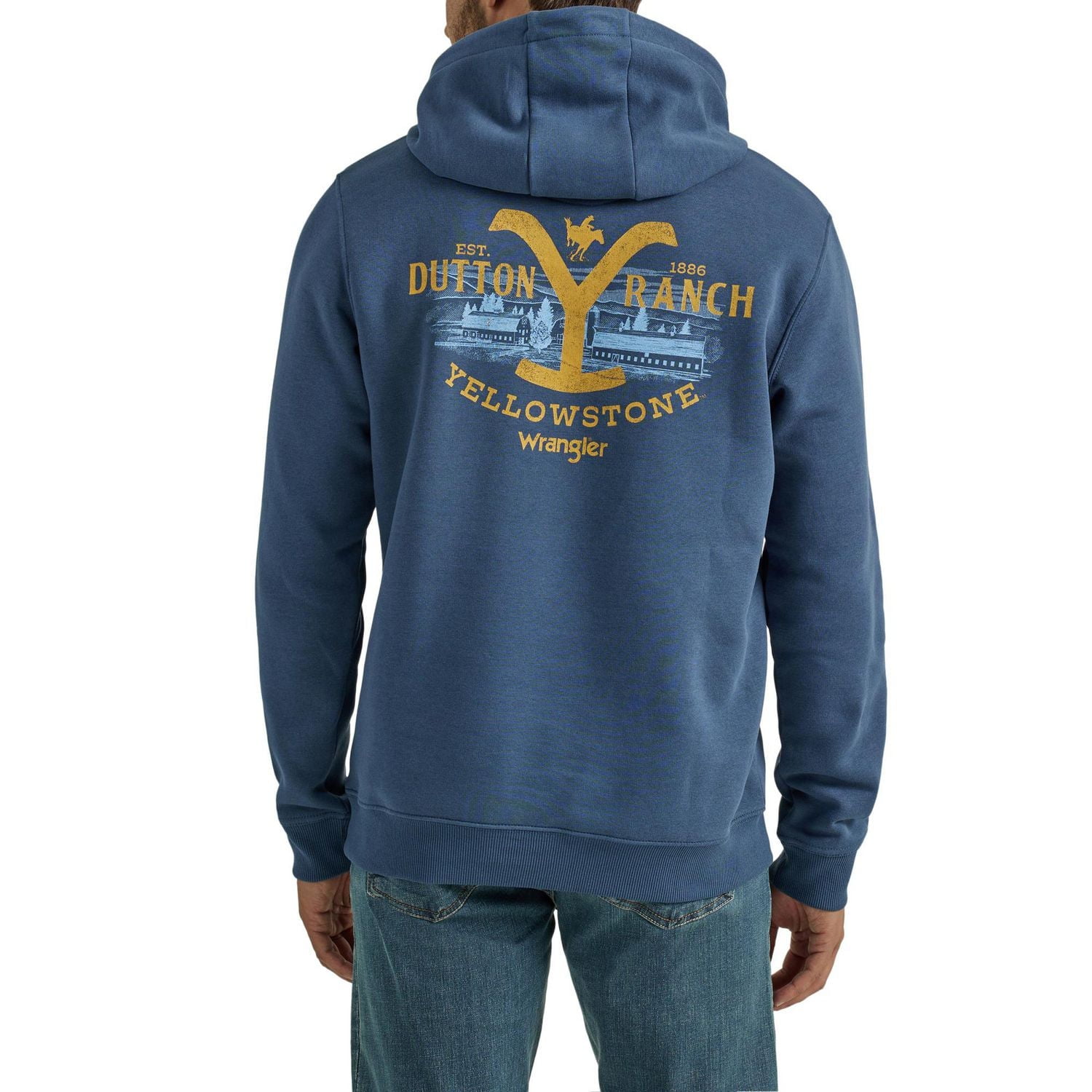 Sweat-shirt à capuchon Yellowstone pour hommes Wrangler