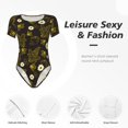 thumbnail image 5 of Picia Gnomes With Honey And Bees Womens One Piece Swimsuits Modest Tummy Control Bathing Suits Lace Up Slimming Swim Suit-XX-Large, 5 of 9