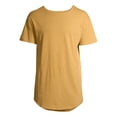 thumbnail image 5 of No Boundaries Men's Elongated T-Shirt with Short Sleeves, 2-Pack, 5 of 9