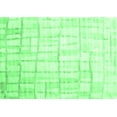 thumbnail image 1 of Ahgly Company Indoor Rectangle Abstract Emerald Green Contemporary Area Rugs, 2' x 5', 1 of 4