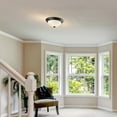 thumbnail image 4 of Design House 587519 Traditional 2 Pack 2-Light Indoor Dimmable Ceiling Light with Alabaster Glass for Bedroom Hallway Kitchen Dining Room, Oil Rubbed Bronze, 4 of 6