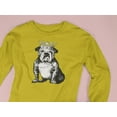 thumbnail image 5 of Old Glory Mens Bulldog Crown Long Sleeve Graphic T Shirt, 5 of 6