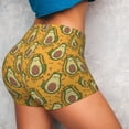 thumbnail image 4 of Kdxio Avocado Dog Print Workout Shorts for Women Seamless Soft Smooth Gym Yoga Scrunch Active Shorts, 4 of 9