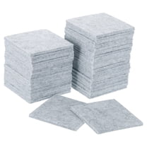 Furniture Pads, 36Pcs 3" - Square Self Adhesive Felt Furniture Pads, Floor Protectors for Furniture Feet Chairs Legs Hardwood Floors (Gray)