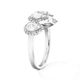 thumbnail image 3 of Vir Jewels 1.25 CTTW Lab Grown Diamond 4 Stone Engagement Ring in 14K White Gold Female Adult, 3 of 9