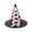 Pink, variant on Bpyeka Halloween Witch Hat Festival Party Pointed Hat Tie Wraps Hats