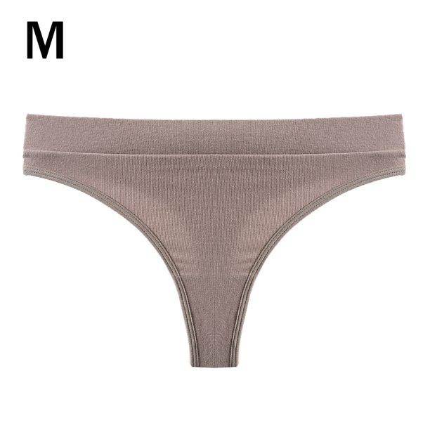Sonducket Ropa interior de algodón para mujer Transpirable Absorbe la humedad Elástico Color sólido Chica S Ropa interior chocolate METRO Sonducket AP000390-08