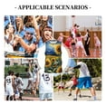 thumbnail image 6 of Naloa Starry Sky Sunflower Basketball Jersey Reversible Men's Mesh Athletic Sports Shirts Training Practice S-4XL3X-Large, 6 of 6