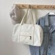 thumbnail image 5 of Versión coreana, bolso de mano ligero de gran capacidad para yoga, bolso de mano para mujer, bolso de hombro de viaje, bolso de tela japonés para viajeros, 5 of 5