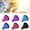 Dark Blue, variant on Bicycle Saddle Cover Bike Breathable Comfort Seat Saddle Cover Soft Bike Saddle Cushion Covers 20*23Cm 3D Thick Mesh Fabric Red Fangkenuo