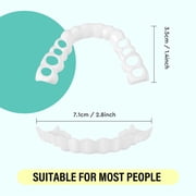 Fake Teeth, Denture Teeth, Confidence Smile Temporary Teeth