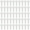 thumbnail image 1 of 50 Pcs Vis en Plastique Tête Ronde Vis Croix Vis Transparentes pour Meubles DIY, 1 of 5
