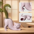 thumbnail image 4 of Contenedor Flores Y Cactus Maceta Cerámica Con Forma Gato Animal para Del, 4 of 9