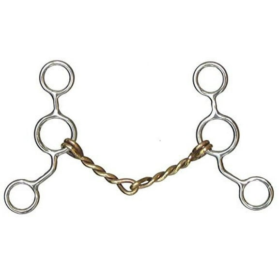 Showman Stainless Steel Junior Cowhorse Bit w/ 5" Mouth