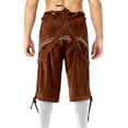 thumbnail image 6 of DYMADE Men Oktoberfest Plaid Shirt And Embroidered Suspender Pants Set, 6 of 6