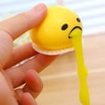 thumbnail image 2 of MINKUROW 4-Pack Cute Yellow Round Sucking and Vomiting Lazy Egg Yolk Vomiting Yolk Slime,Vomiting Egg Yolk,Prank Toys, 2 of 6
