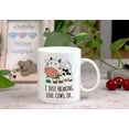 thumbnail image 5 of LOZACHE Cute Frog Coffee Mug 11oz, I Just Freaking Love Frogs Ceramic Mug Tea Milk Cup, Funny Gag Gifts Ideas White Elephant for Frog Lovers Men Women Adults Children (Frog), 5 of 6