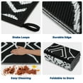 thumbnail image 3 of Kohree Outdoor Plastic Straw Rug 6'x9' ,Waterproof Mat with 4 Corner Loops Indoor Outdoor for RV, Camping, Deck ,Balcony (Black & Gray), 3 of 15