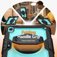thumbnail image 2 of Case for iPad (A16) 11th Gen 2025/ iPad 10th Gen 10.9 inch 2022, 360 Rotating Stand Handle Shoulder Strap Heavy Duty Shockproof Cover, Sky Blue PC, 2 of 7