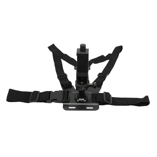 Adjustable Chest Harness Strap,Plastic Black Adjustable Chest Action Camera Chest Harness Strap Action Camera Safety Belt Luxury Finish