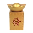 thumbnail image 2 of Estatua de Lingote de Dinero Chino, Figurita Giratoria, Colección Artesanal, Adorno Feng Shui, Decoración para Fiesta de Cumpleaños, Regalo de Encimer, 2 of 9