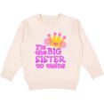 thumbnail image 2 of Inktastic I'm the Big Sister to Twins. Toddler Sweatshirt, 2 of 4