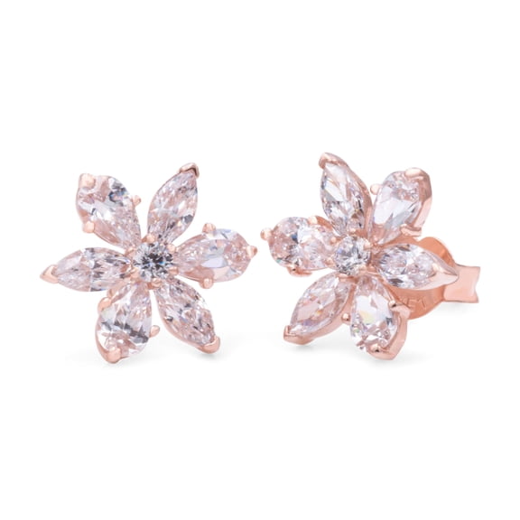 Authentic Pandora Sparkling Herbarium Cluster Stud Earrings 282407C01 w/Gift Box