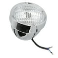 thumbnail image 1 of Faro de Motocicleta 12V 4in Retro Faro de Motocicleta Lámpara Frontal de Alto Brillo Cromado Universal ANGGREK  Otros, 1 of 8