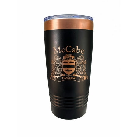 

McCabe Irish Coat of Arms Black Travel Mug