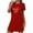 #29, variant on XUNKUSGA Valentine's Day Nightgowns for Women Classic Heart Printed Long Tops for Women Casual Crew Neck Short Sleeve Short Sleeve Comfortable Sleep Shirts for Women S-2XL Red