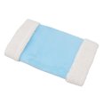 thumbnail image 2 of Manguito de mano con calefacción portátil, calentador de manos con calefacción engrosada de felpa, calentador eléctrico recargable por USB para otoño e invierno, cálido, 10W, 5V, azul claro, 2 of 8