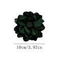 thumbnail image 3 of Handmade Fabric Flower Brooch Pin for Women's Dress, Bridal Corsage Jewelry Wedding Party Prom Accessory 26s, 3 of 5