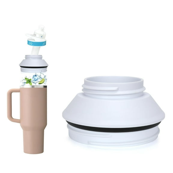 SUNMON Bottle Adapter Compatible with Stanley 40oz, Water Bottle Cap Adapter, Flavors Cartridges Adaptor Compatible for Stanley 40oz, Rambler Bottle Accessory
